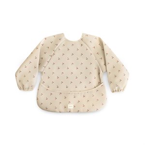 Mushie ​​Long Sleeve Bib​ - Cherries